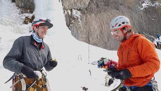 Ice Climbing Hyalite Canyon [upl. by Lukey]