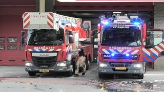 Brandweer Keyenburg amp Bosland op Mijnsherenlaan worden afgemeld voor melding woningbrand [upl. by Anitsyrhc]