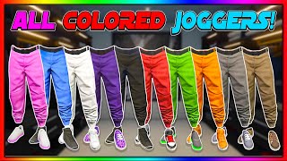 NEW SOLO GTA 5 HOW TO GET ALL COLORED JOGGERS AFTER PATCH 169  GTA Online [upl. by Zsamot]