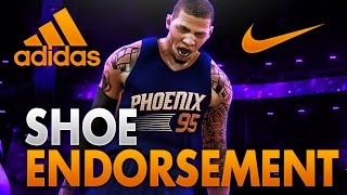 NBA 2K17 MyCAREER LVP  Shoe Endorsement Posterizer Badge Unlocked [upl. by Ahsieyk282]