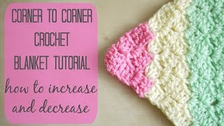 CROCHET How to crochet the corner to corner C2C blanket  Bella Coco [upl. by Magee301]