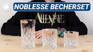 Nachtmann Noblesse Becherset 18teilig Vorstellung 🥃  Hertie [upl. by Sallad623]