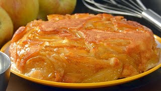 Tarta de Manzana en Sartén 🍎 ¡100 SIN HORNO ✅ [upl. by Yrrol]