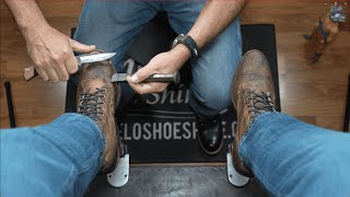 Take a Seat and Relax  Angelo Shoe Shine ASMR [upl. by Akihsay]