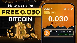 Claim 0030 Bitcoin for FREE  Complete Walkthrough [upl. by Eical]