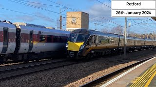 Trains at Retford Station 26012024 [upl. by Anaud]