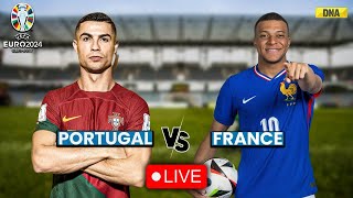 Portugal Vs France Highlights France Beat Portugal I UEFA EURO 2024 I Cristiano Ronaldo Retirement [upl. by Rachael]