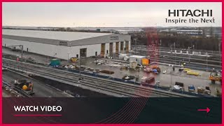 Timelapse of the Hitachi Doncaster depot being built [upl. by Chlores845]