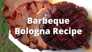 Barbeque Bologna Recipe  How To Smoke Bologna [upl. by Tabor]