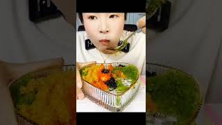 ASMR EATING TOBIKO EGG [upl. by Relyt299]