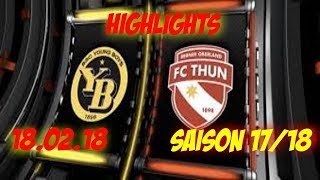 BSC Young Boys vs Fc Thun 180218 [upl. by Scoville590]