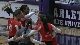 UTRGV Volleyball Earns Comeback Win at Tarleton State [upl. by Adnerb408]