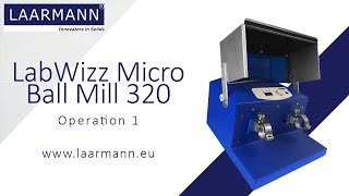 LabWizz Micro Ball Mill 320  Operation 1 [upl. by Magdalene832]