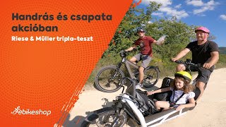 Handrás 🚵🏼‍♂️ Riese amp Müller triplateszt [upl. by Cung]