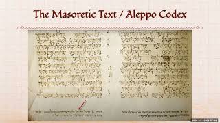 26 Masoretic Text Examined [upl. by Epps]