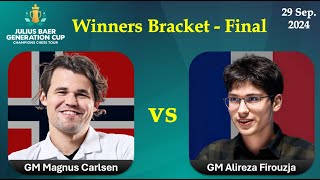 Julius Baer Generation Cup 2024  Final  Magnus vs Alireza [upl. by Bollen262]