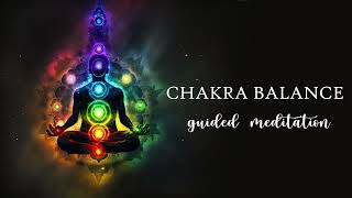 15 Minute Chakra Balance Guided Meditation [upl. by Anaj]