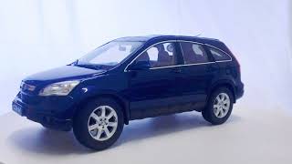 118 Scale 2007 Honda CRV SUV Diecast Model In Deep Blue [upl. by Anrat]