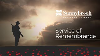 2020 Service of Remembrance  Sunnybrook Veterans Centre [upl. by Kattie]