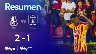 Tolima vs América de Cali Resumen y goles  Liga BetPlay Dimayor 20231  Fecha 1 [upl. by May542]