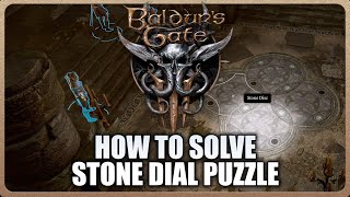 Baldurs Gate 3  How to Solve the Stone Floor Disc Puzzle in Defiled Temple [upl. by Anovad]