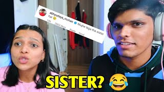 urmilaaa is Mythpat Sister😂 His Reaction  Mythpat and Urmila Relationship Facts  shorts [upl. by Ditmore]