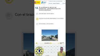 Examen DGT  Intersección  carnetdeconducir permisob autoescuela aprendeaconducir [upl. by Leiru]
