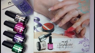 KIT DE UÑAS SIN MONOMERO O PINCEL EN MINUTOS 💓 NSI SIMPLICITE UNBOXING [upl. by Lodnar]