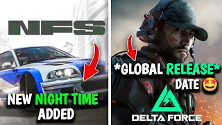 NFS Mobile 🔥 New Night Mod Update  Delta Force Mobile Global Release Date is Here [upl. by Timmi]