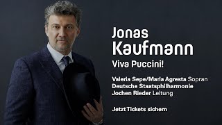 Jonas Kaufmann – Viva Puccini  Tour 2024 [upl. by Anahsal65]