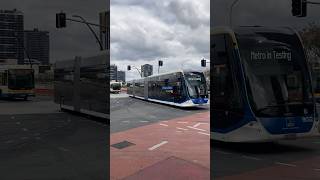 HESS lighTram 25 Brisbane Metro  Entering King George Square Busway Station shorts [upl. by Annavaj262]