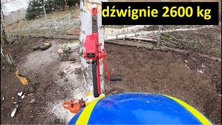 LEWAROWANIE DRZEW SZWEDZKIM PODNOĹšNIKIEM  HUSQVARNA 353 [upl. by Dalt]