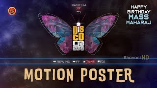 Disco Raja Movie Motion Poster  Ravi Teja  Payal Rajput  VI Anand  Thaman S [upl. by Wenoa]