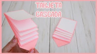 Tarjeta Cascada  Waterfall Card [upl. by Atteniuq]