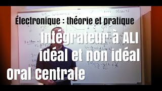 TP électronique Centrale 22  Intégrateur à ALI [upl. by Eila]