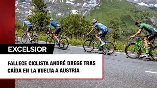 Fallece ciclista André Drege tras caída en la Vuelta a Austria [upl. by Chatwin]