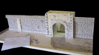 Diorama Stadtmauer Mittelalter Teil 1 [upl. by Paige]