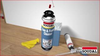 Soudal  Caring for Your Polyurethane Foam Gun [upl. by Enitsuj]