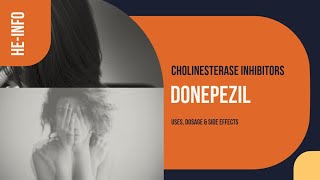 donepezil  Uses Dosage Side Effects amp Mechanism  Aricept [upl. by Kellda]