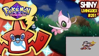 INSANE SHINY CELEBI FULL ODDS IN POKEMON CRYSTAL Quest for Shiny Living Dex 251 [upl. by Martinson]