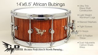 Hendrix Drums Bubinga Archetype Series Demo Video DCP [upl. by Leunamnauj]