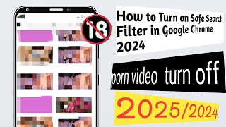 How to Turn on Safe Search Filter in Google Chrome 2021 [upl. by Sldney]