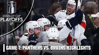 Florida Panthers vs Boston Bruins First Round Gm 7  Full Game Highlights [upl. by Bethina513]