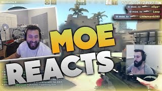 Moe Reacts To How Moe Actually Plays CSGO [upl. by Annayad66]