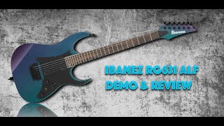 Ibanez RG631ALF Blue Chameleon Demo amp Review [upl. by Linis102]