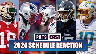 Patriots Schedule Release Tough Opponents But Good Timing [upl. by Swiercz]