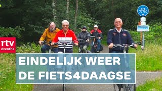 De Fiets4Daagse is weer begonnen amp vrouw maakt 30000 vlaggetjes  Drenthe Nu 13 juli 2021 [upl. by Zurkow]