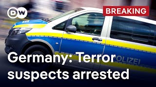 Breaking Three men arrested suspected of planning major terror attack  DW News [upl. by Zanas]