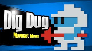 Dig Dug Super Smash Bros MOVESET IDEAS [upl. by Aerehs996]