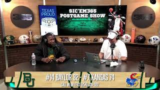 Baylor Basketball Postgame Show 15 Baylor 82  7 Kansas 74 [upl. by Wera]